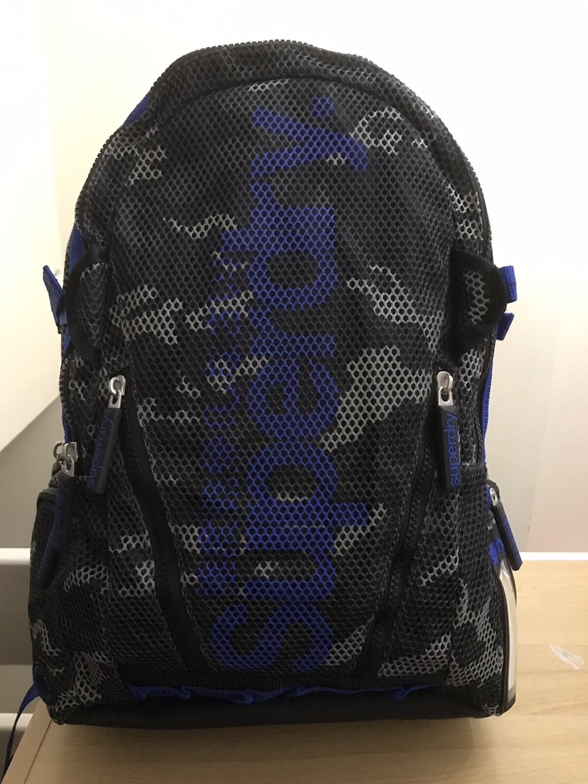 superdry mesh backpack