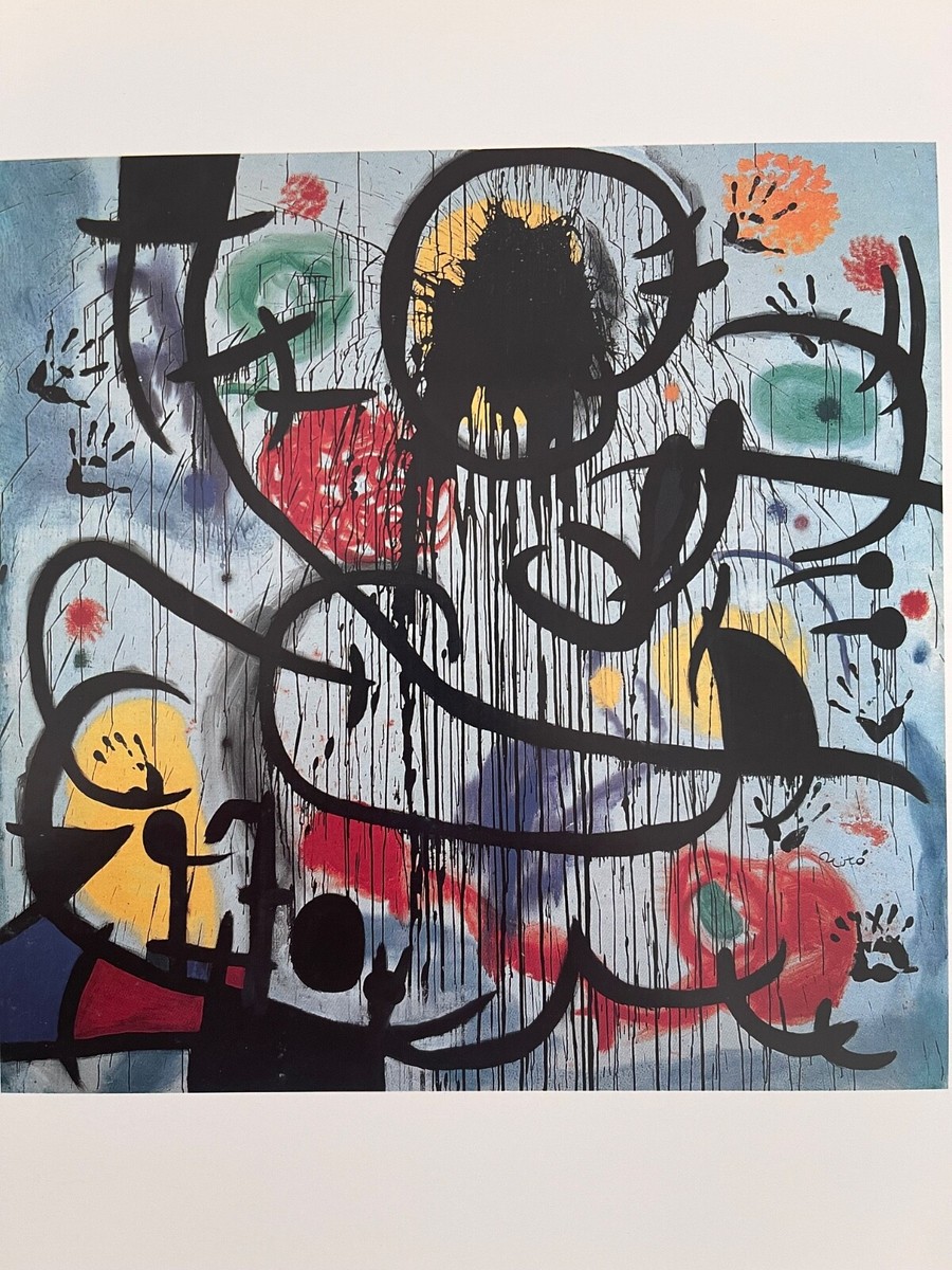Joan MIRO、N、海外版超希少、RARE BOOKS、希少画集画 JOAN MIRO LITHOGRAPHS IV 1969-1972 w/ SIX ORIGINAL