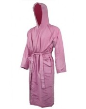 ACCAPPATOIO BIMBO CON CAPPUCCIO TINTA UNITA MICROFIBRA CON BORSA DA VIAGGIO