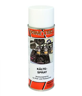 Kältespray 11,25 /L 400ml Vereiser Spray Kühlspray Kälte Prüfspray Kim Tec