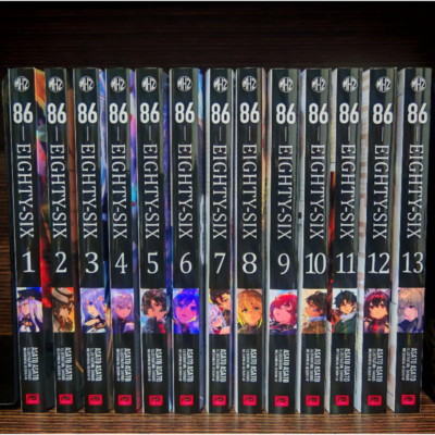 TheGAY1987年　6冊セット 86 EIGHTY-SIX NEW Light Novel Full Set Volumes 1-13 English