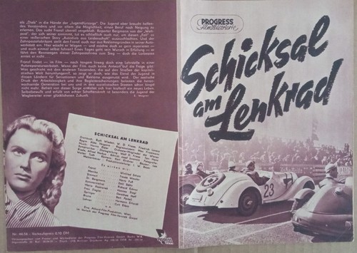 E252 Progress Filmillustrierte SCHICKSAL AM LENKRAD