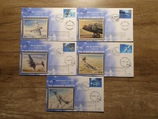 FDC  1997 - BRITISH AIRCRAFT DESIGNERS - 5 FIRST DAY COVERS- BENHAM SILKS #1370