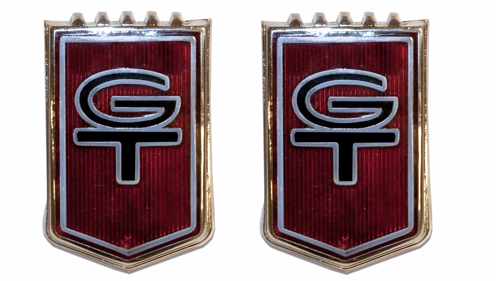 NEW! 1965 - 1966 Mustang GT Emblem Kit FORD Letters, 289 Emblems ...