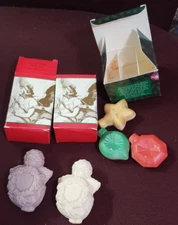Avon Christmas Soaps Angels Christmas Tree Ornaments NOS Box