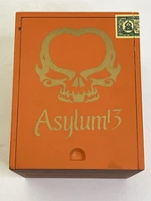 Asylum 13 Connecticut Empty Wooden Cigar Box 4.375" x 5.5" x 4.25"