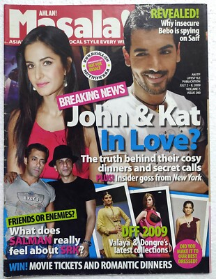 AM Juli 2009 John Abraham Katrina Kaif Rani Mukherjee Salman Shah Rukh Khan