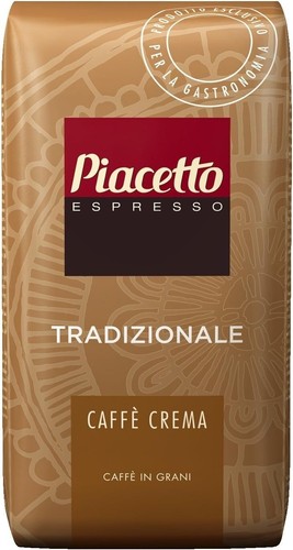 Piacetto Tradizionale Caffé Crema 1kg beeindruckend intensives Aroma und voller Körper