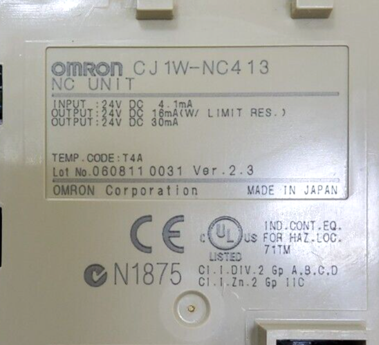 その他 omron CJ1W-NC214 OMRON CJ1W-NC413 *1PC/CJ1W-OD261 *2PC/CJ1W-ID261 *2PC/CJ1W
