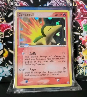 cyndaquil pokemon card holographic Pokemon Single Card EX HIDDEN LEGENDS