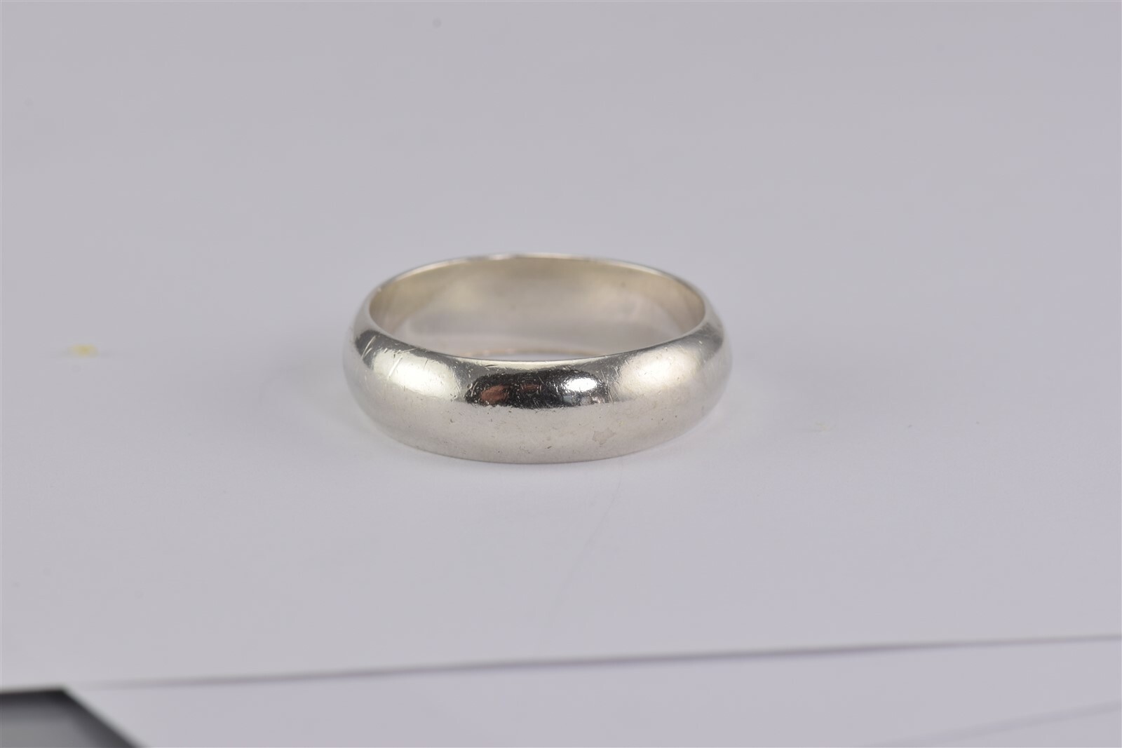 Sterling Silver Solid Rounded Side Simple Band Ri… - image 7