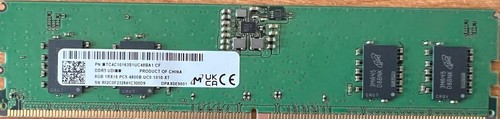 Micron 8GB DDR5 4800 MHz 1Rx16 PC5-4800B Desktop UDIMM MTC4C10163S1UC48BA1