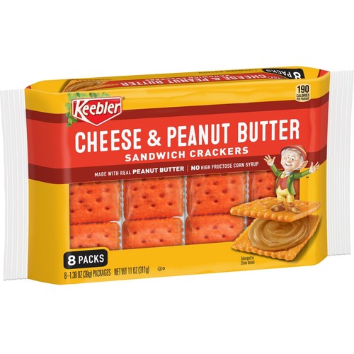 KEEBLER ERDNUSSBUTTER KÄSE CRACKER JE 8 KT 11 OZ (1)