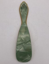Vintage Bakelite Shoehorn Pearl Green Fiberloid