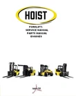 HOIST-Forklift-Service Manual-Parts Manual