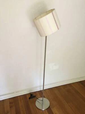 Ikea Rodd Floor Lamp Base With An Adjustable Laura Ashely Lamp