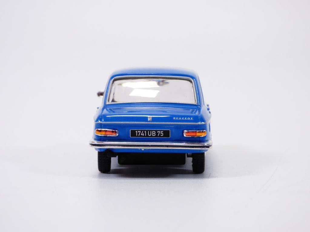 Miniature Peugeot 204 GT Autobleu 1967 – Miniacars 1/43 (sans Boîte)