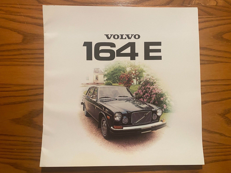 1974 Volvo 164E Sales Brochure - 12 pages - Doc# RSP/PV 1036-74 - Nice Condition