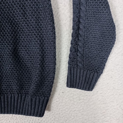 Wacko Maria Rudees Sweater Women's Medium (32" Chest) Blue Waffle Knit Crew Neck - Picture 3 of 13
