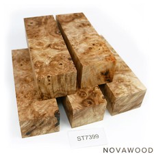 GESTOCKTE KASTANIE MASER STABILISIERT HOLZ SPALTED CHESTNUT BURL ST7399