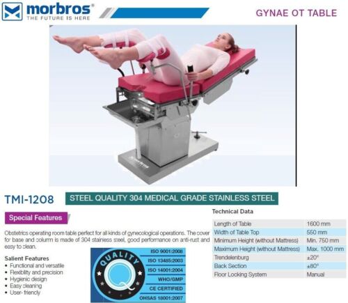 Best OT TABLE OPERATION THEATER ELECTRIC GYNECOLOGICAL OBSTETRIC  SURGICAL TABLE - Picture 1 of 2