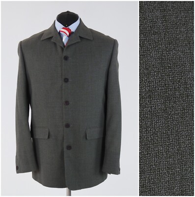 Mens Vintage Sport Coat 42R US Size SPRINGFIELD 5 Button Wool Blazer Jacket