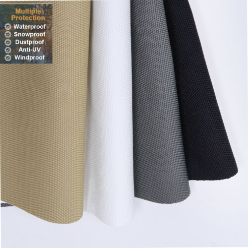 1680D PU Marine Canvas Fabric Outdoor Awning Canopy Black Light Glare UV Control - Picture 3 of 15