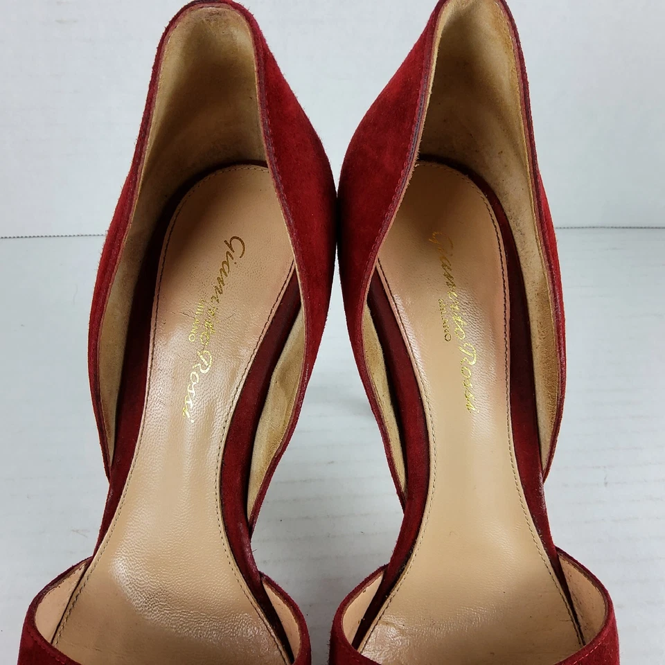 Zapatos de salón Gianvito Rossi para mujer de gamuza D'orsay punta talla 36,5 Foto 2 de 4