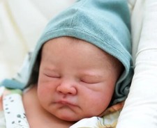 22'' Reborn Baby Doll Kit Newborn Sleeping Baby Unpainted Unfinished DIY Toy New