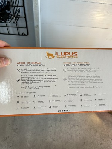 Lupus Electronics XT1 Wireless House smart Alarm Starter Pack EU Plug LUPUSEC - Picture 4 of 9