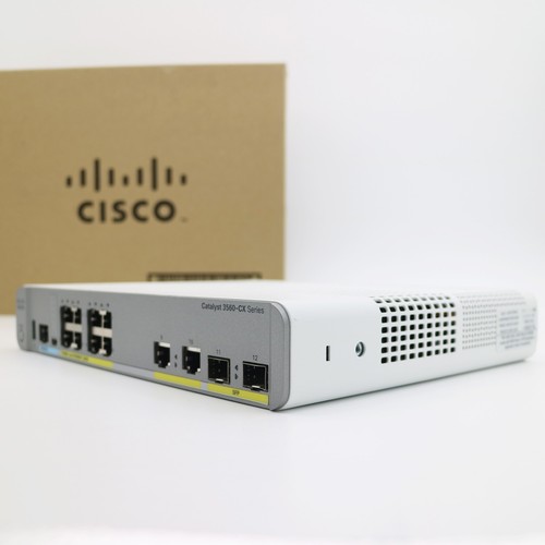 Cisco WS-C3560CX-8PC-S Layer 3 Switch 240W 8-POE+ Uplink 2GigE 2SFP, 1Y-Wty - Picture 2 of 19