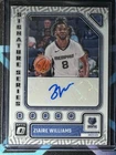 🔥💎📈 2023-24 Optic Ziaire Williams Signature Series Auto #SS-ZWL