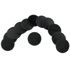 Pool Table Leg Shims in Assorted Thickness Rubber 3" Diameter Level - Set of 16