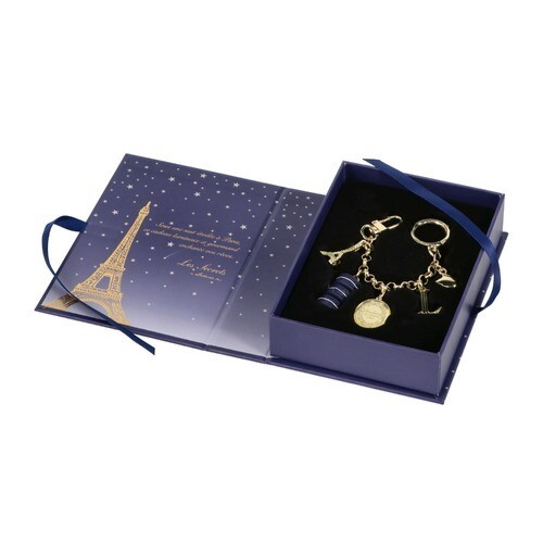 LADUREE Keychain Bag Charm Eiffel Tower Macaron Mille et Une Nuits