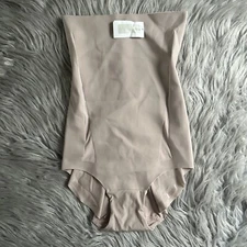 Maidenform Flexees Shapewear Womens Size Small Blush High Waist Brief Ultra Firm