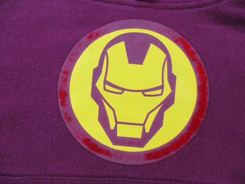 Gap Sweater Kids Extra Small Red Hoodie Marvel Iron Man Sweatshirt Boys 4-5 - Picture 3 of 10