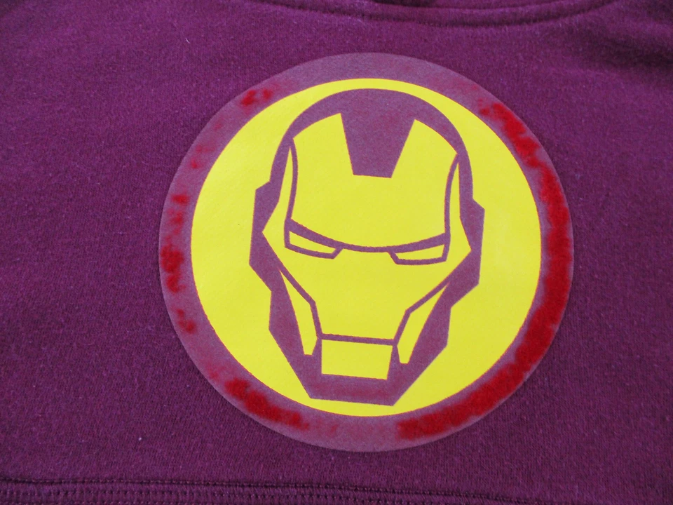 Suéter Gap Niños Extra Pequeño Rojo Sudadera con Capucha Marvel Iron Man Sudadera Niños 4-5 Foto 3 de 4