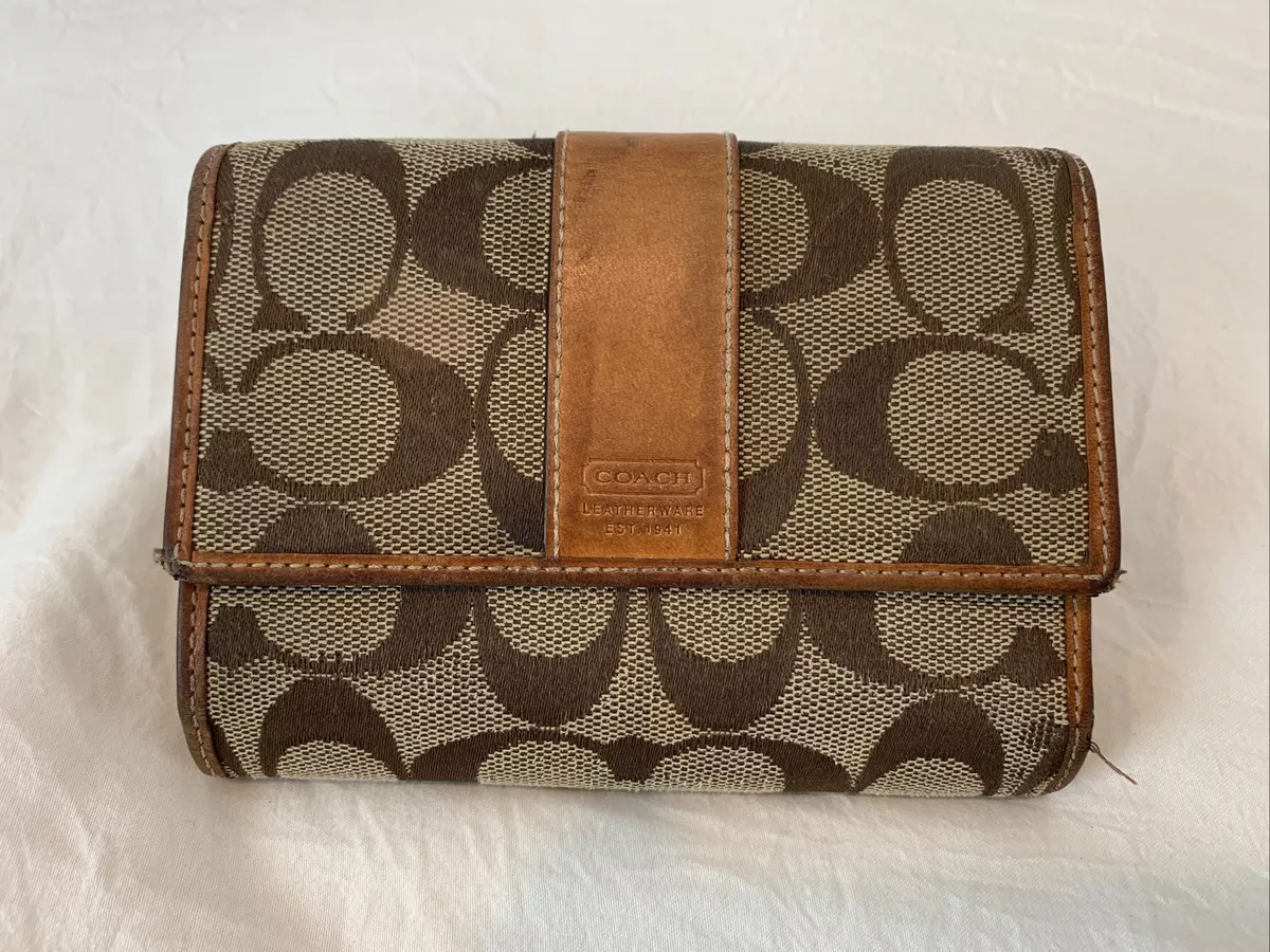 Coach leatherware est 1941 purse hot sale