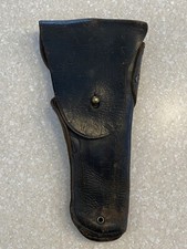 BLACK LEATHER FLAP HOLSTER for Colt - Good Condition
