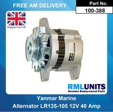 Alternatore per Yanmar 1GM10 2GM20 3GM30 1984- LR135-107 LR135-74 LR135-61