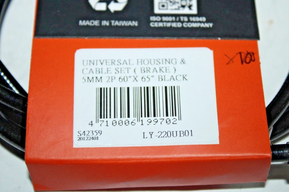 Juego Universal Carcasa y Cable de Freno 5mm 60x65" Negro MTB Híbrido Envío Gratis EE. UU. Foto 4 de 4