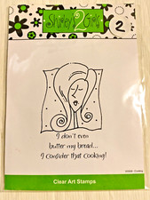 Clear Cling Stamp - Shirley's 2 Girls - I don't cook Glamourous high maintenance