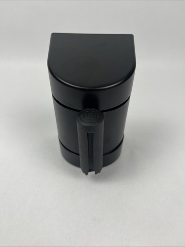 *OB* Barydat Blk Crowd Control Wall Mount Barrier with 78" Red Retractable Belt - Picture 5 of 14