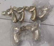 LOT OF 10 PIC Solid Brass Finish Heavy top Handle for Wooden Walking Cane Stick