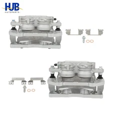 2 PCS Front  Brake Calipers w/ Bracket For 2003-2008 Cadillac CTS 2005-2008 STS