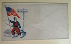 Civil War Patriotic Envelope. "To Richmond" with Zouave carrying the flag