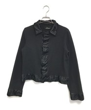 tricot COMME des GARCONS / Velour Panel Jacket/ Black/ Size: Not specified