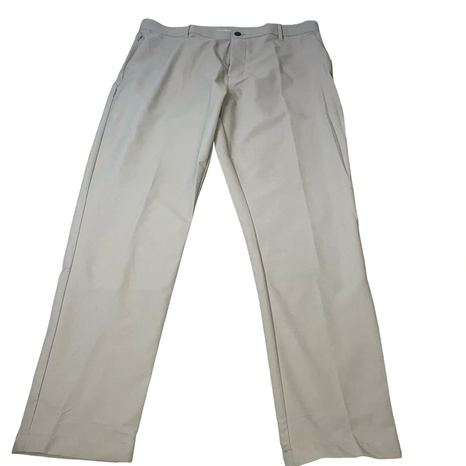 NEW Banana Republic men's khaki pants Timber Wolf lightweight 40" X 32" nylon