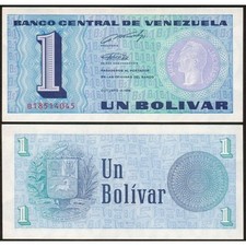 VENEZUELA 1 Bolivar 1989 - UNC - Pick 68