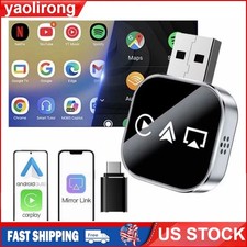 2026 Mini Carplay Adapter 3IN1 Wireless Carplay  Android Auto  Mirror Link